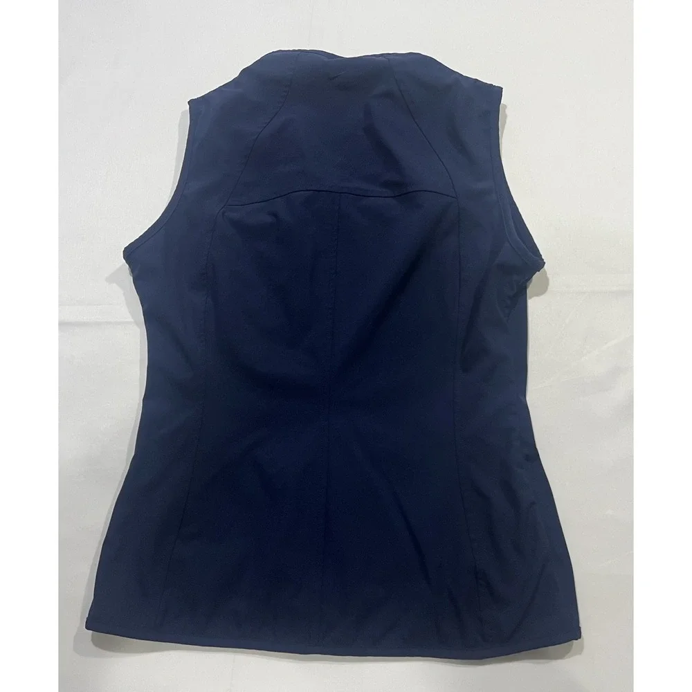 Nike Vest Womens Medium Blue Vintage Y2K Full Zip Running Hiking